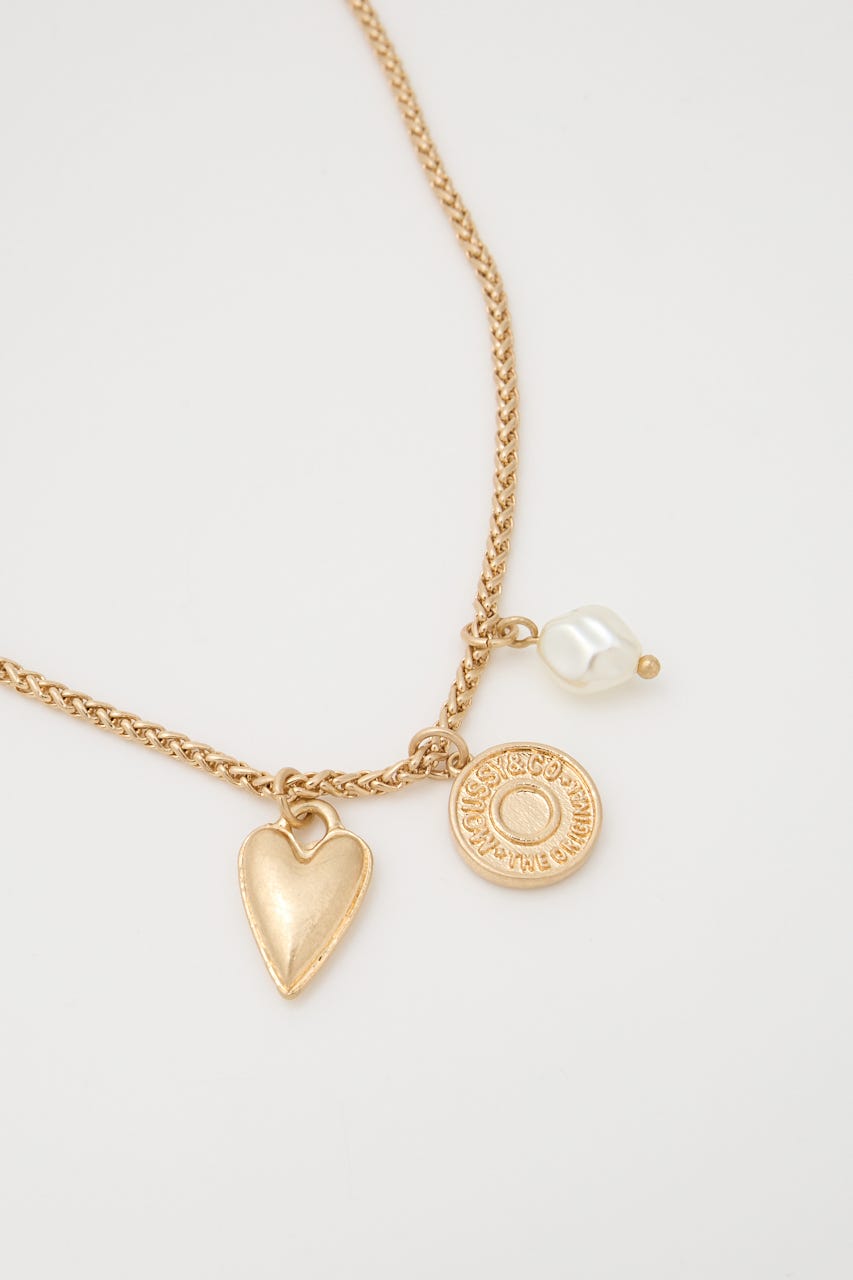 MANY CHARM ネックレス GLD FREE