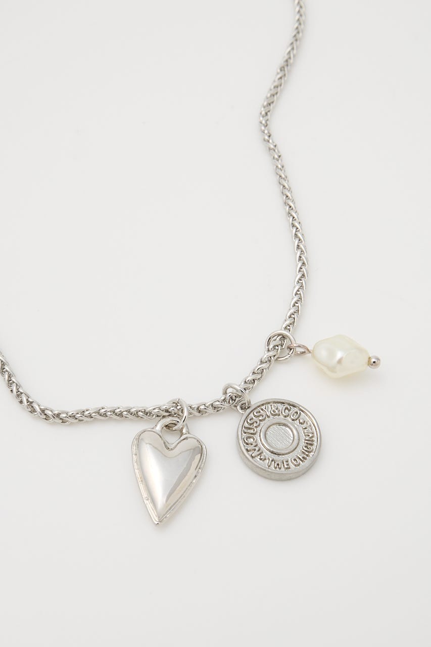 MANY CHARM ネックレス SLV FREE