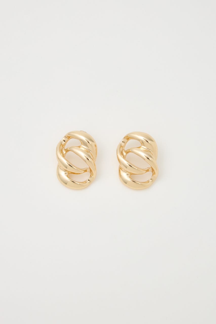 TWIST MOTIF イヤリング GLD FREE