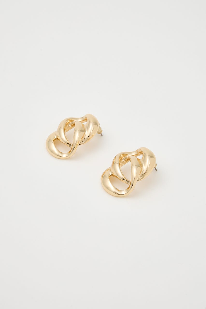 TWIST MOTIF イヤリング GLD FREE