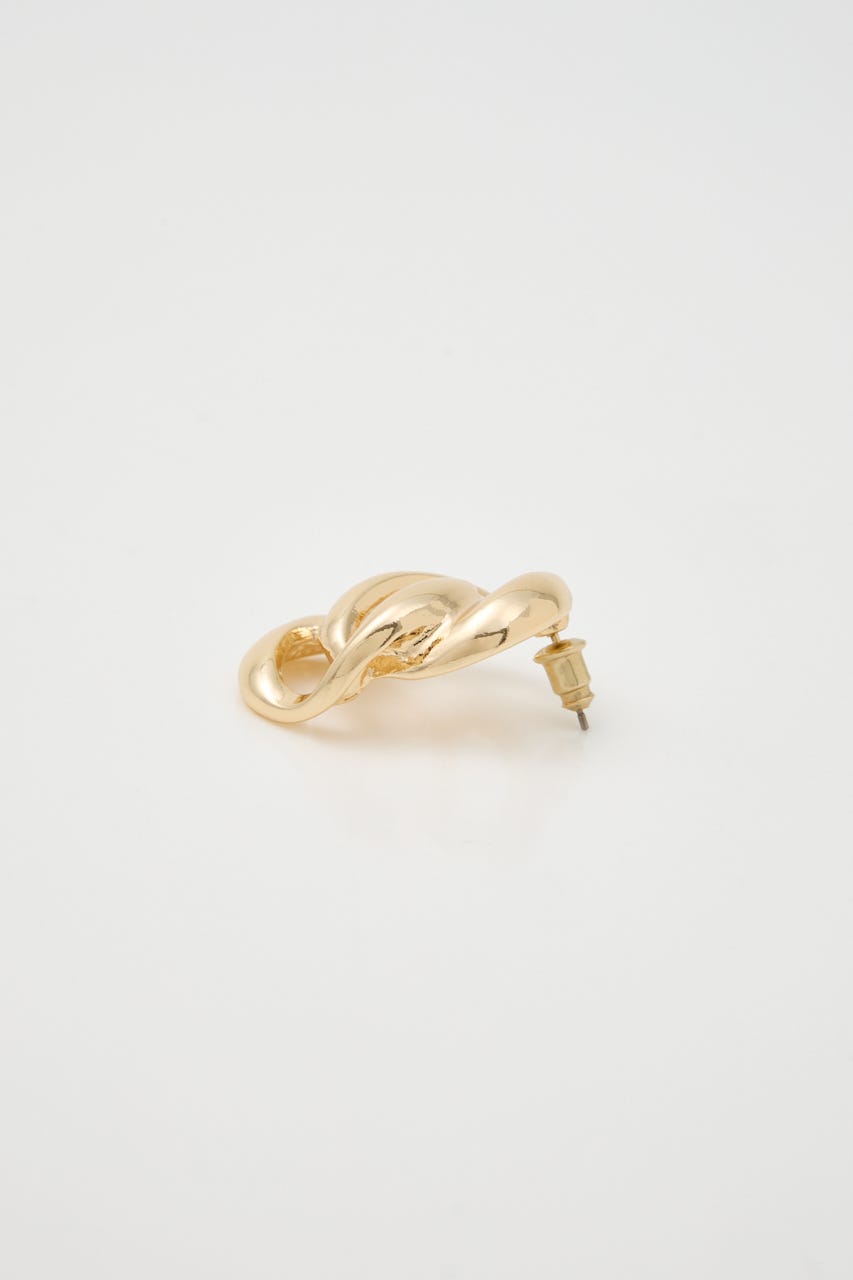 TWIST MOTIF イヤリング GLD FREE