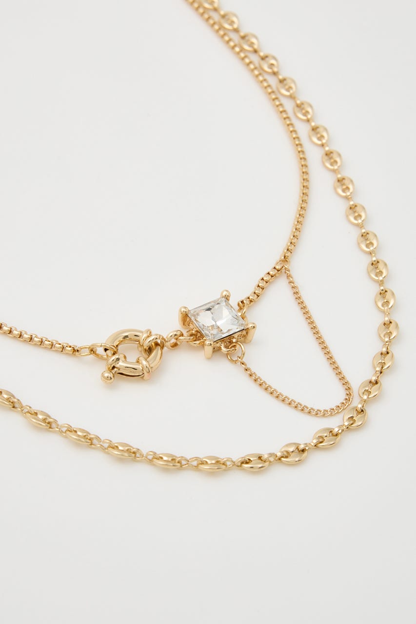 COMBI CHAIN ネックレス GLD FREE