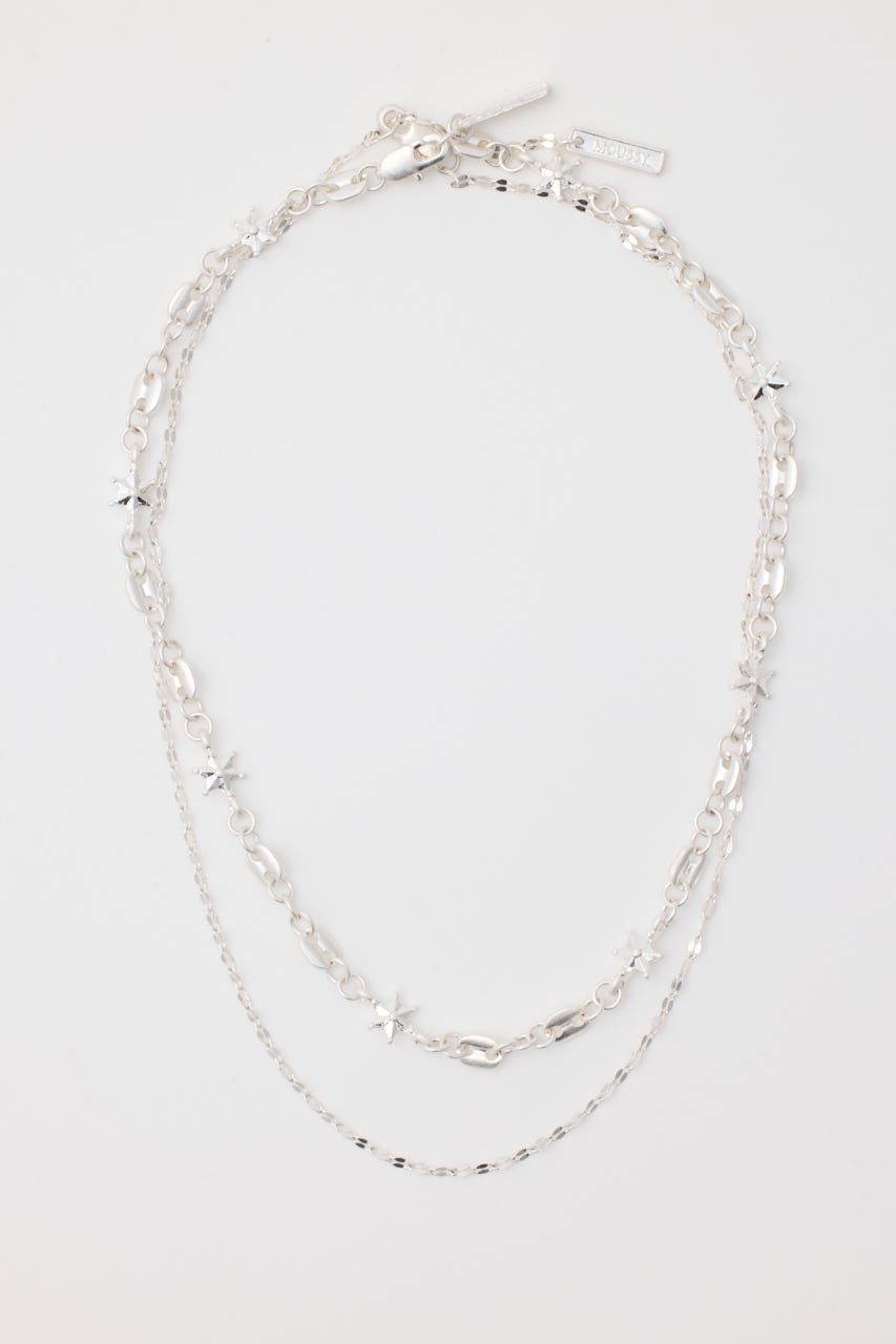 CHAIN COMBI ネックレス SLV FREE