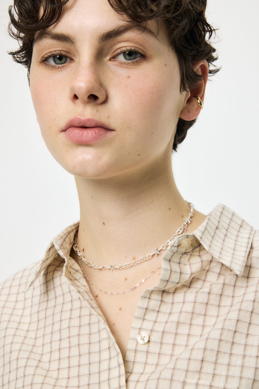 CHAIN COMBI ネックレス SLV FREE