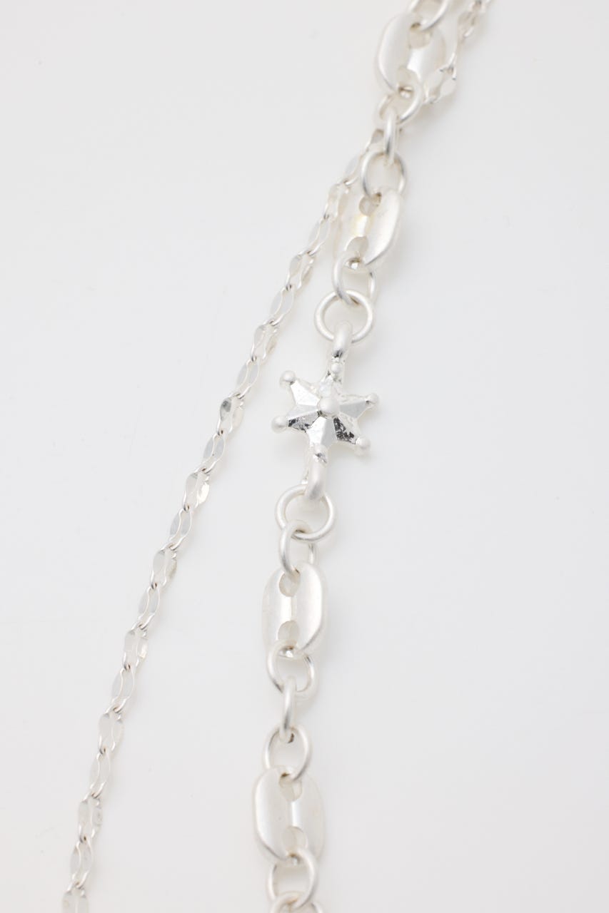 CHAIN COMBI ネックレス SLV FREE