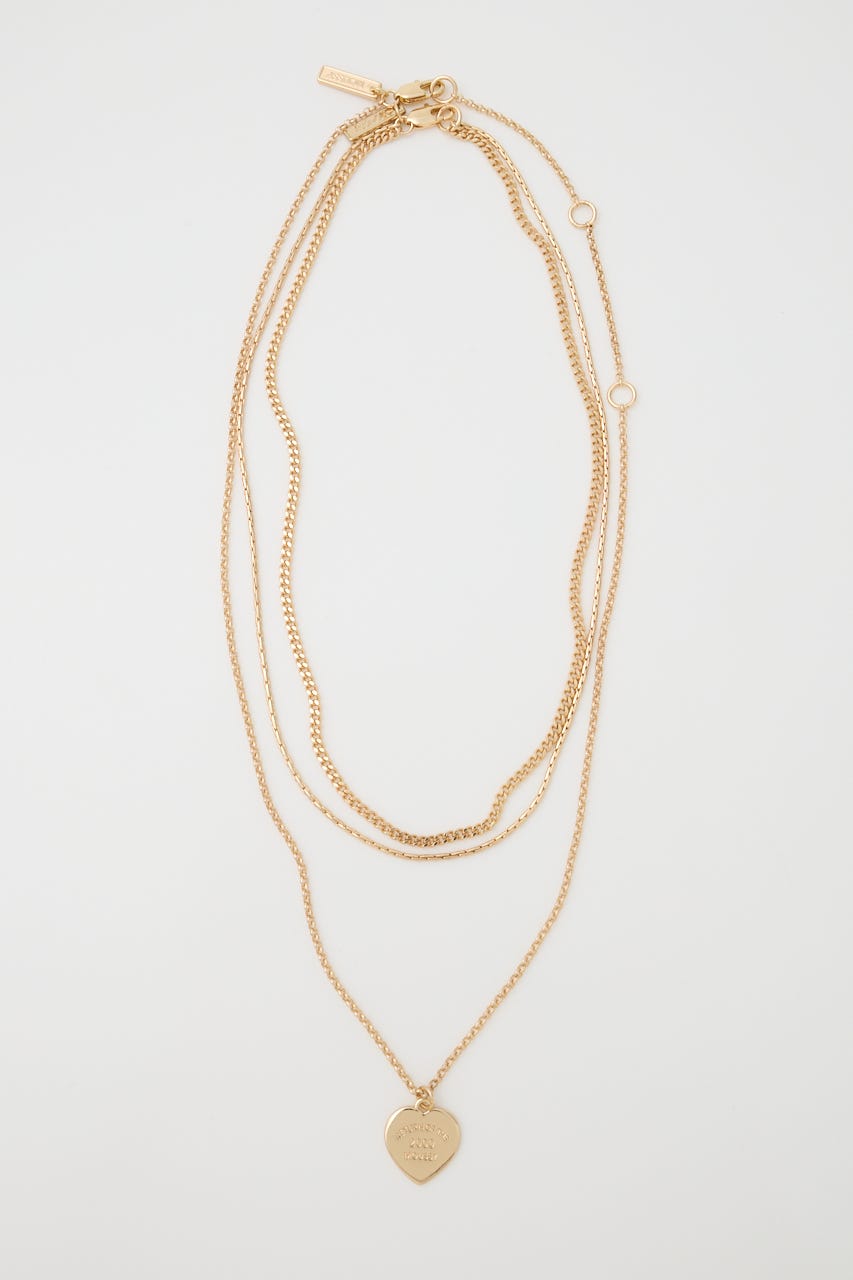 COIN HEART ネックレスセット GLD FREE