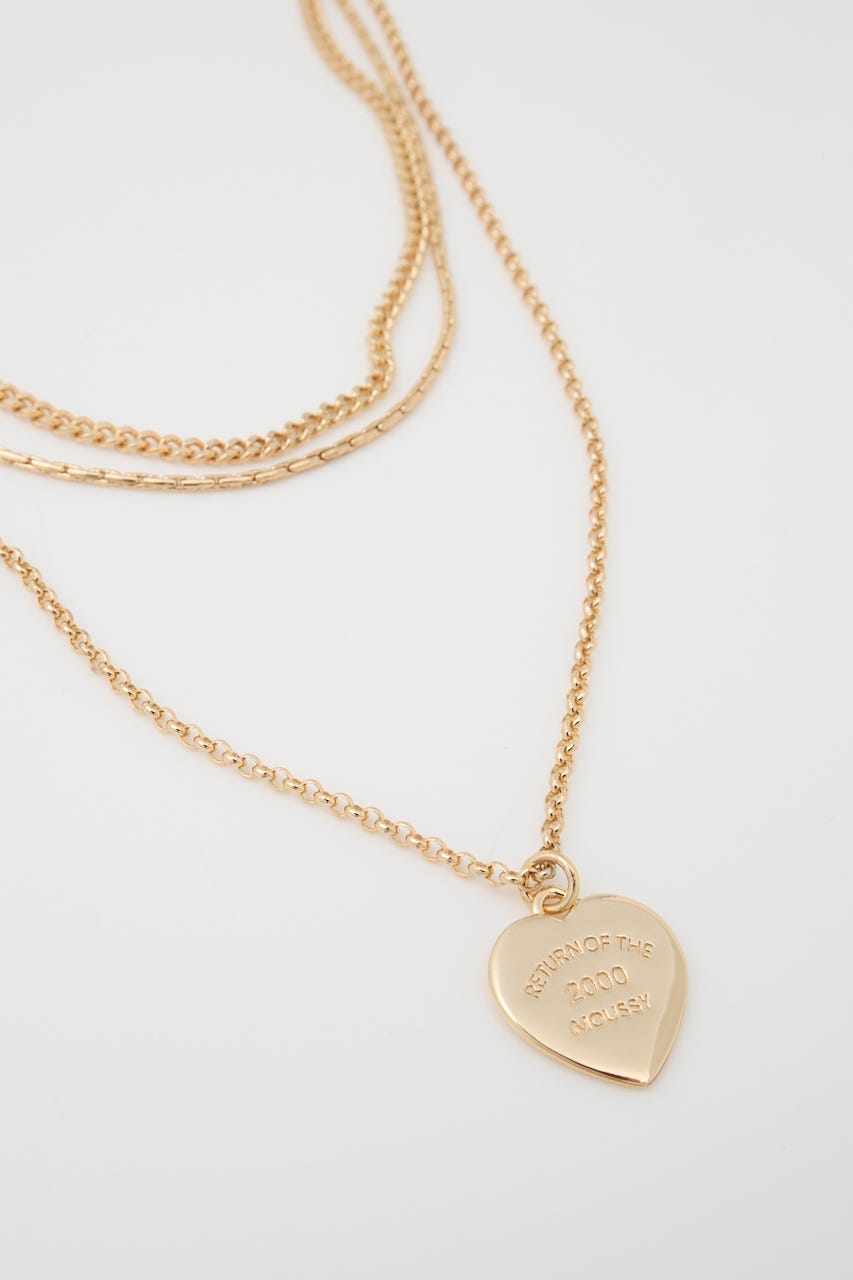 COIN HEART ネックレスセット GLD FREE