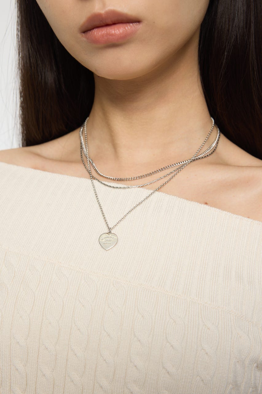 COIN HEART ネックレスセット SLV FREE