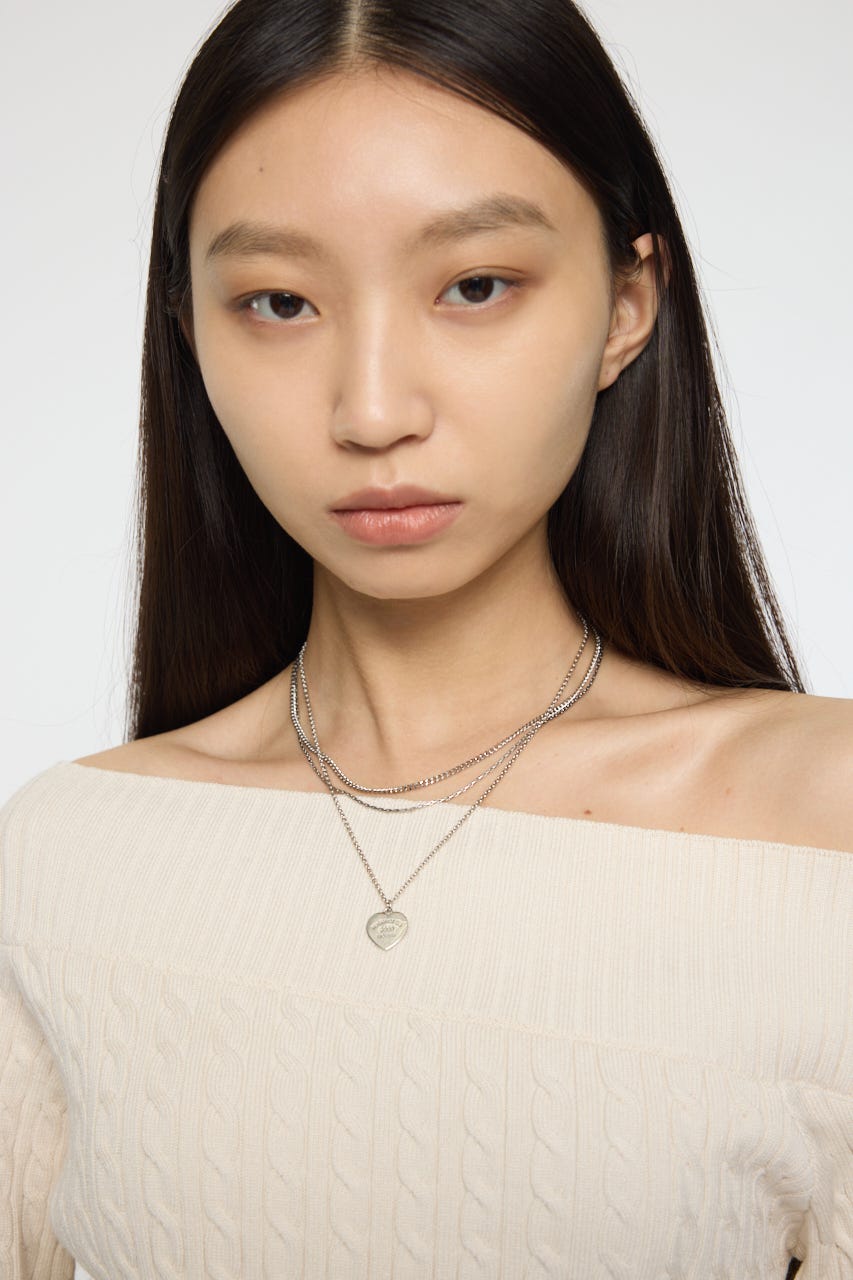 COIN HEART ネックレスセット SLV FREE