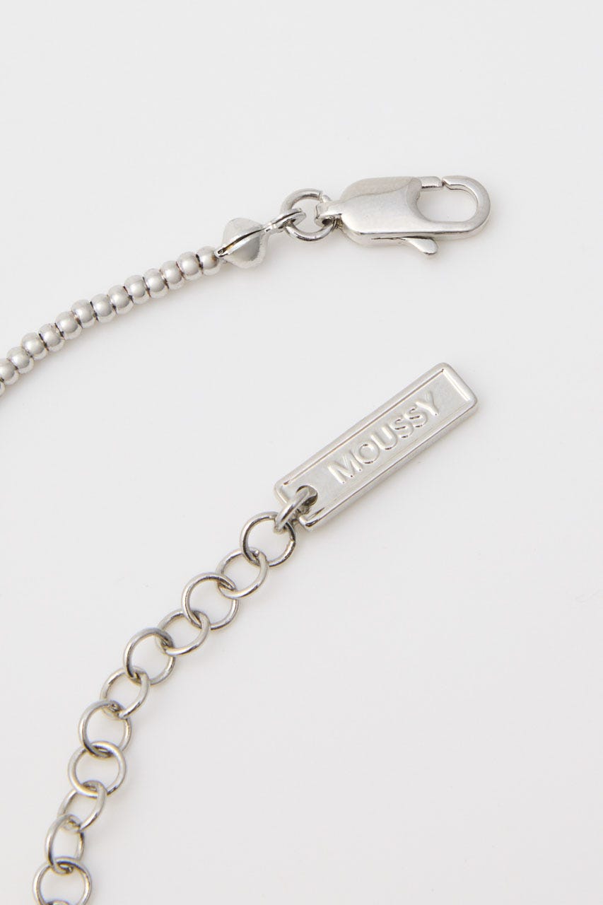 HALF PEARL ネックレス SLV FREE