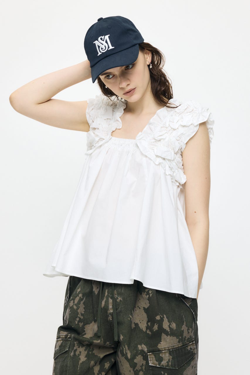 F/PEARL DROP HOOP イヤリング SLV FREE