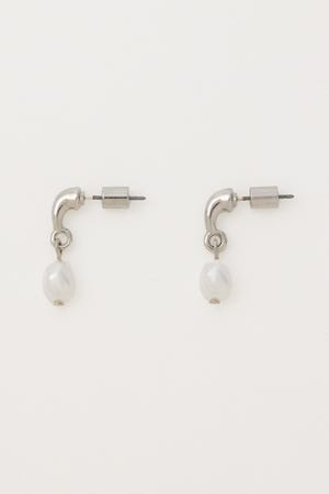 F/PEARL DROP HOOP イヤリング