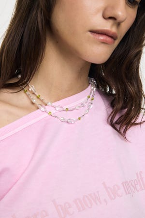 F/PEARL MIX BEADED ネックレス