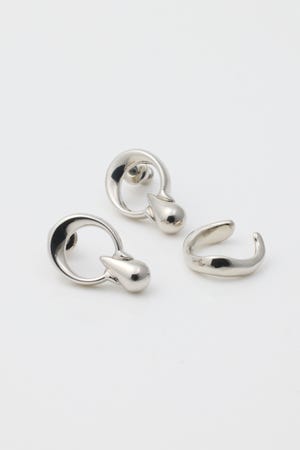 DROPPED EARRING & CUFF セット