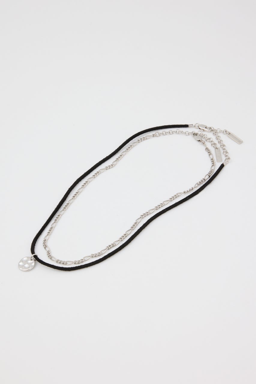 F/SUEDE & CHAIN チョーカー SLV FREE