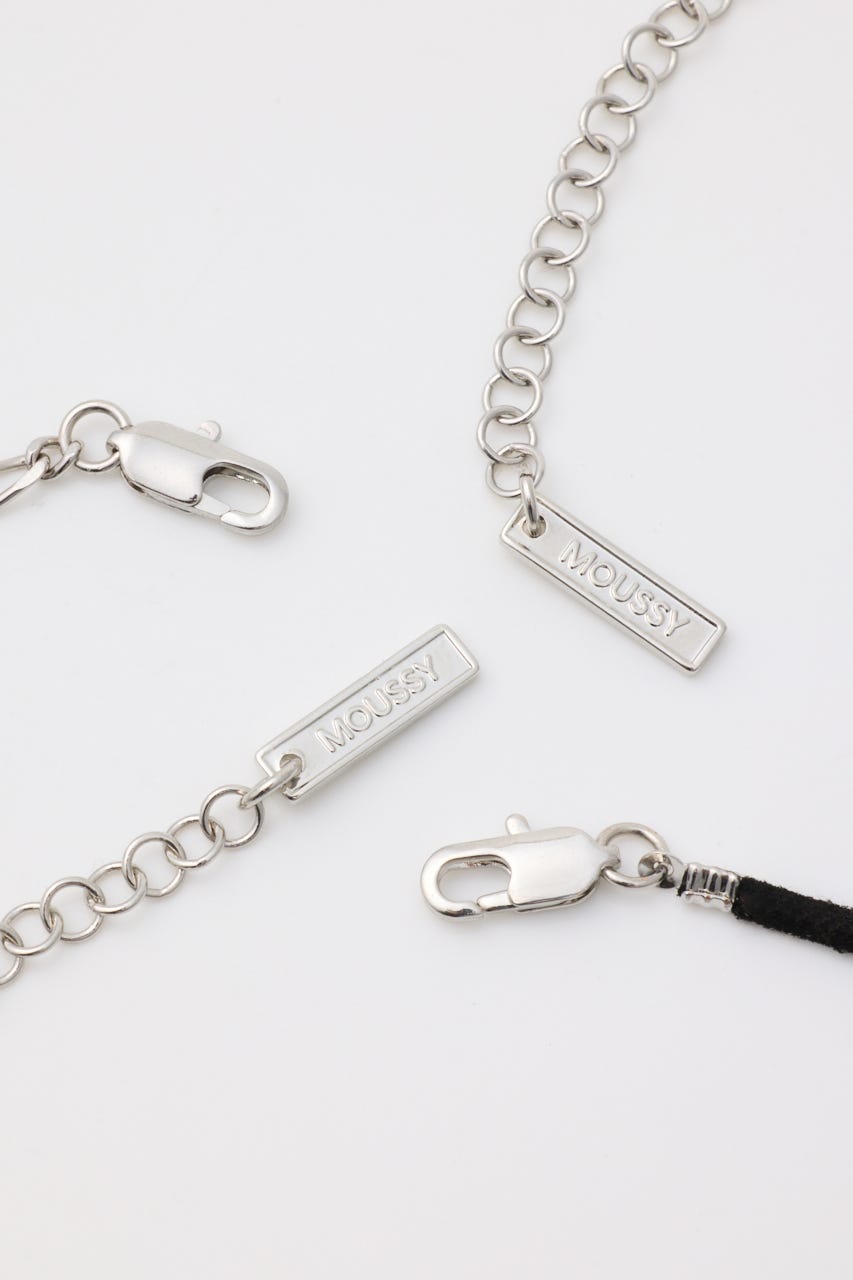 F/SUEDE & CHAIN チョーカー SLV FREE