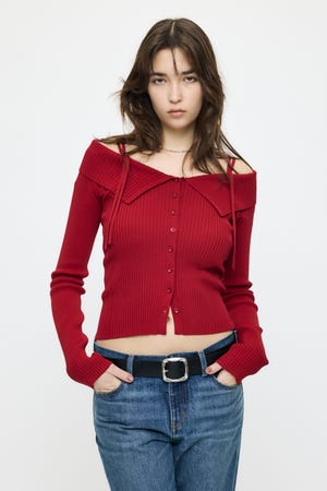 3WAY SHOULDER ニット