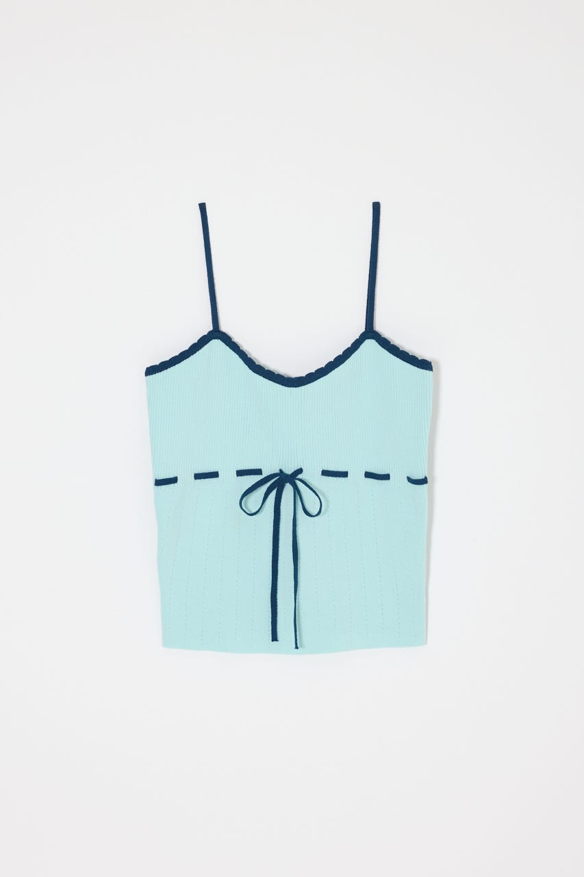 STITCH DETAIL CD & キャミ MINT FREE