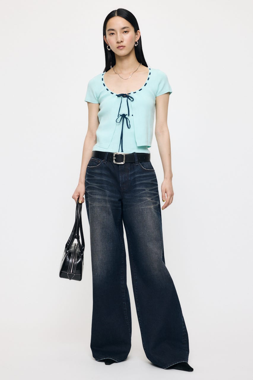 STITCH DETAIL CD & キャミ MINT FREE