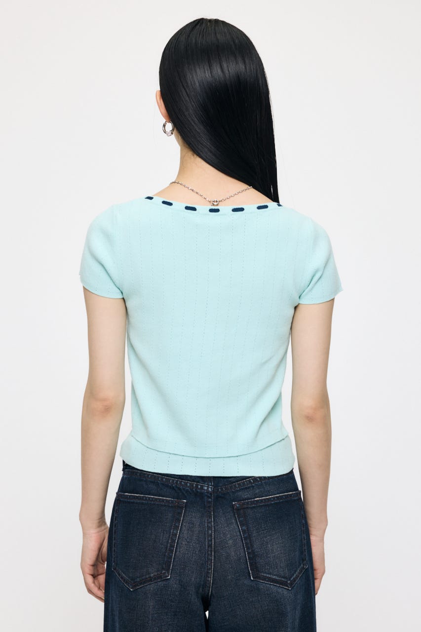 STITCH DETAIL CD & キャミ MINT FREE