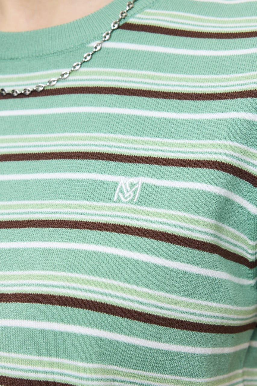 MULTI BORDER BABY ティ MINT FREE