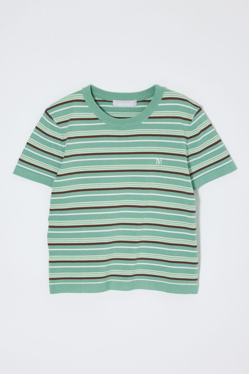 MULTI BORDER BABY ティ MINT FREE