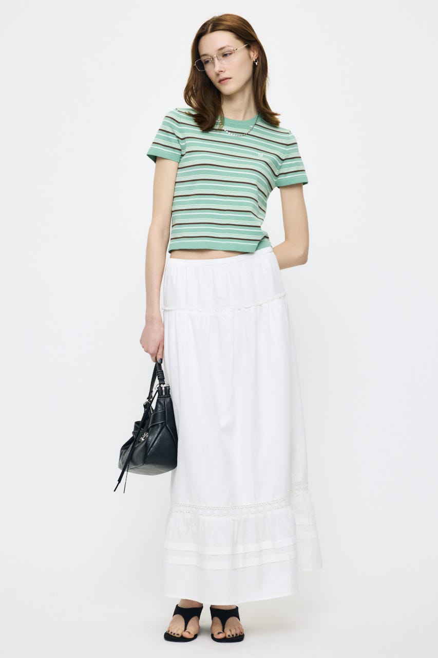 MULTI BORDER BABY ティ MINT FREE