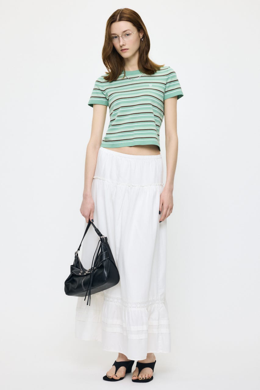 MULTI BORDER BABY ティ MINT FREE