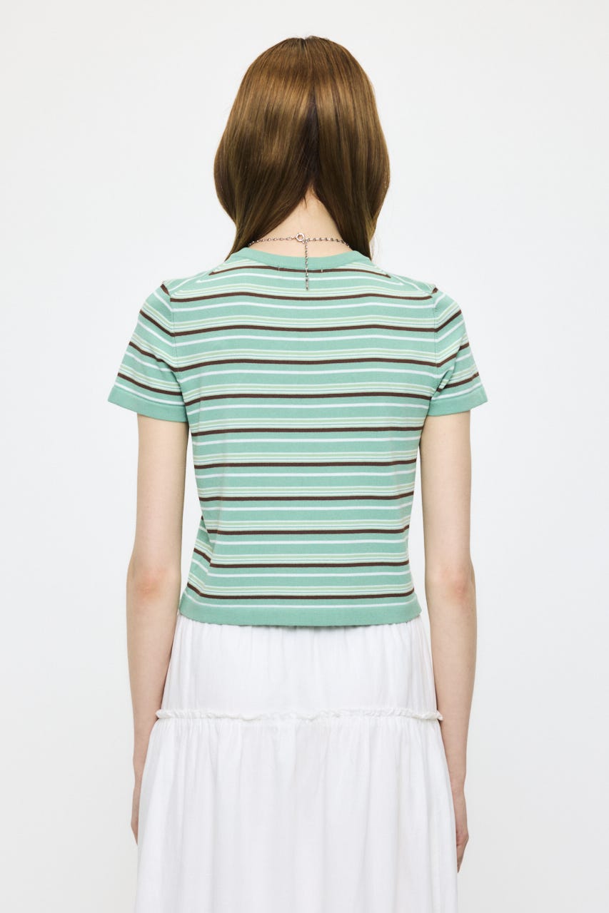 MULTI BORDER BABY ティ MINT FREE