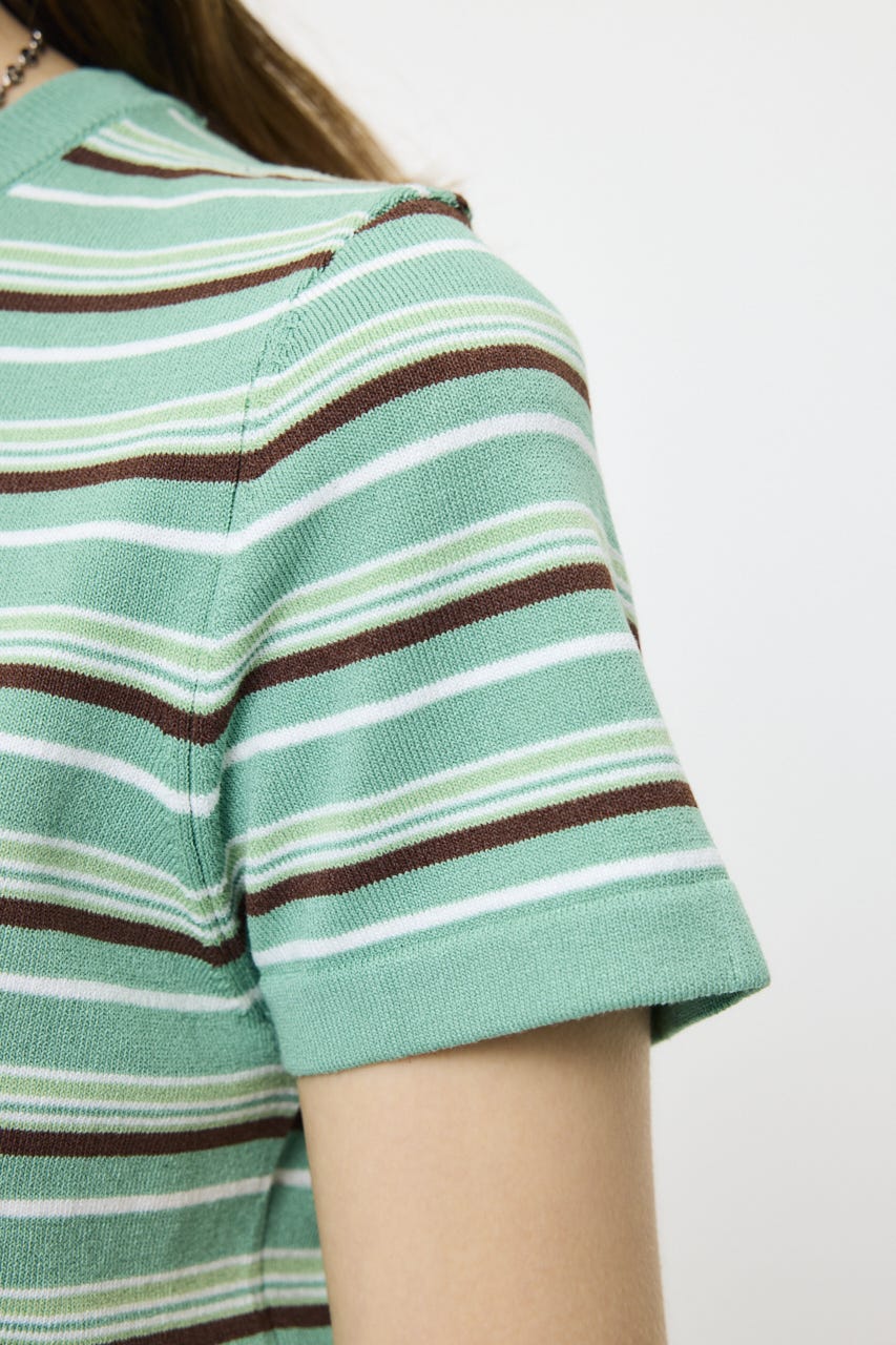 MULTI BORDER BABY ティ MINT FREE