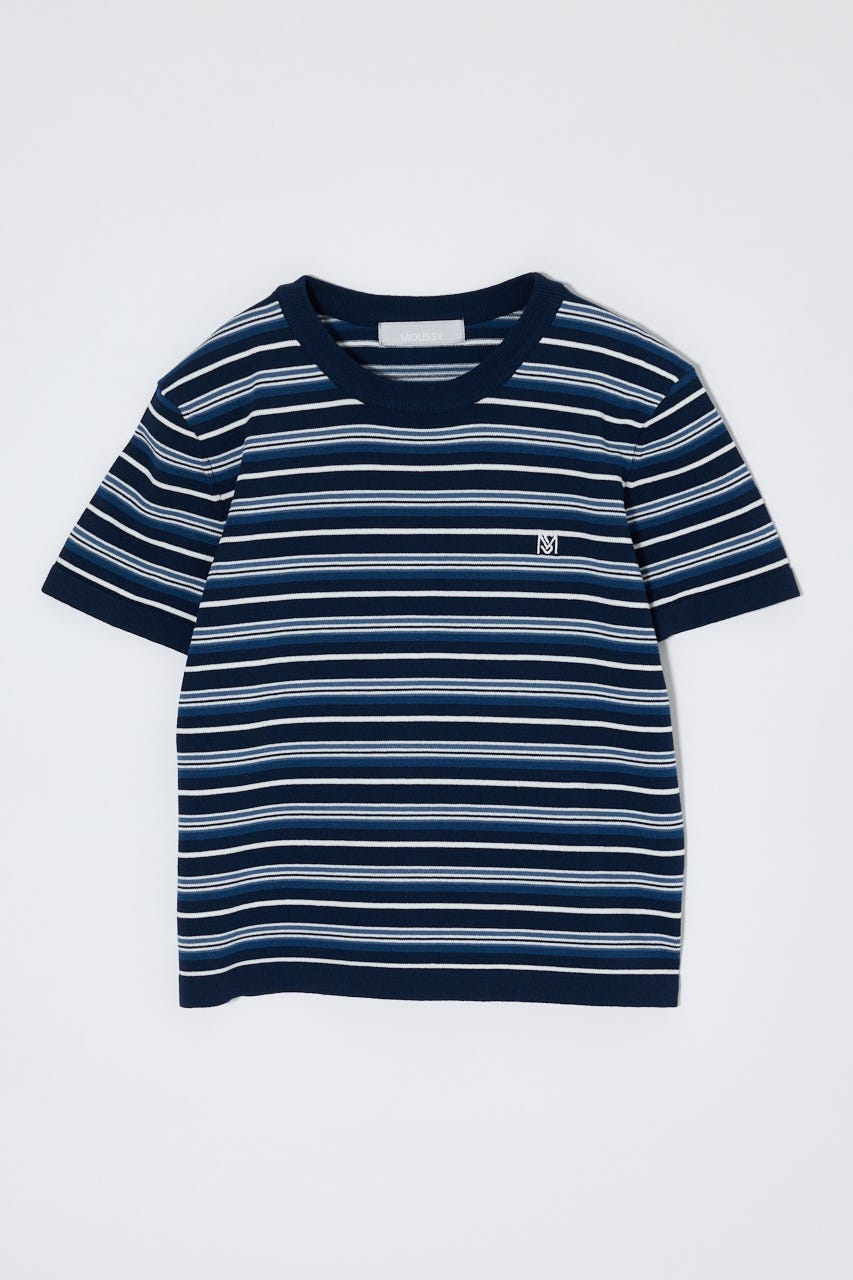 MULTI BORDER BABY ティ NVY FREE