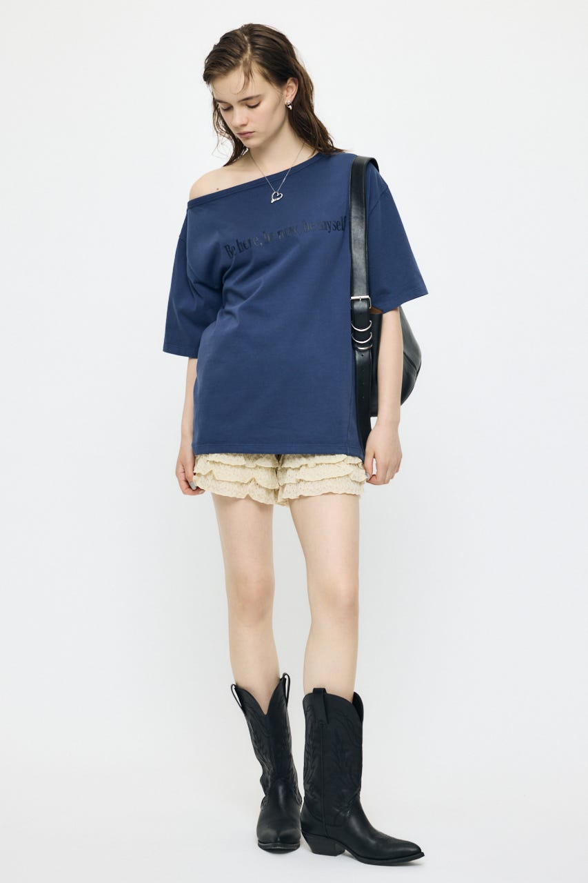 FRILL KNITTED ショーツ IVOY FREE