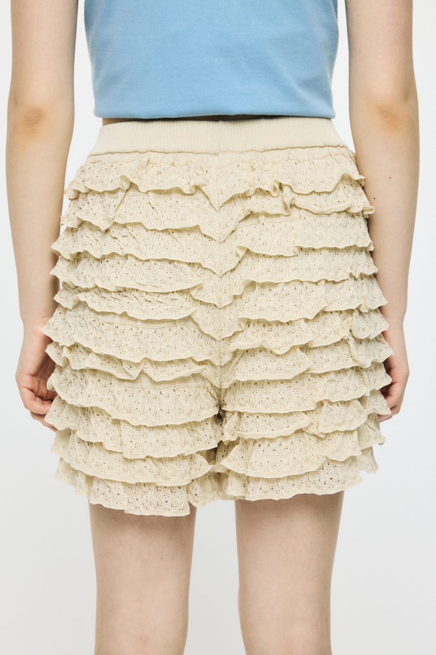 FRILL KNITTED ショーツ IVOY FREE