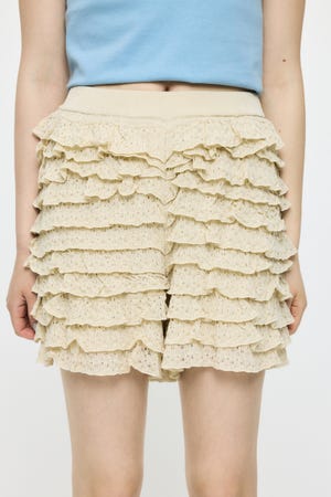 FRILL KNITTED ショーツ