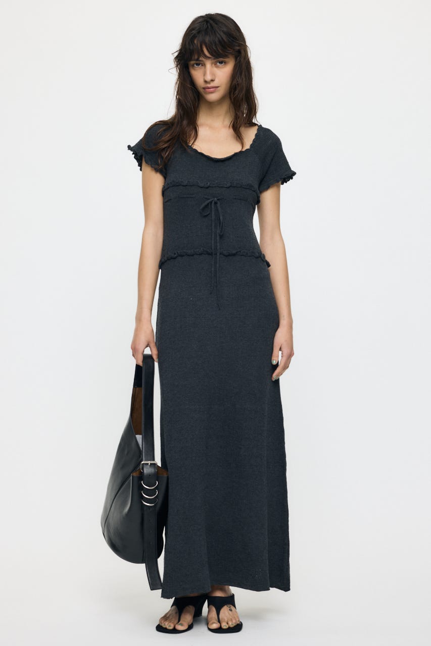 MELLOW STITCH LONG ドレス C.GRY 1