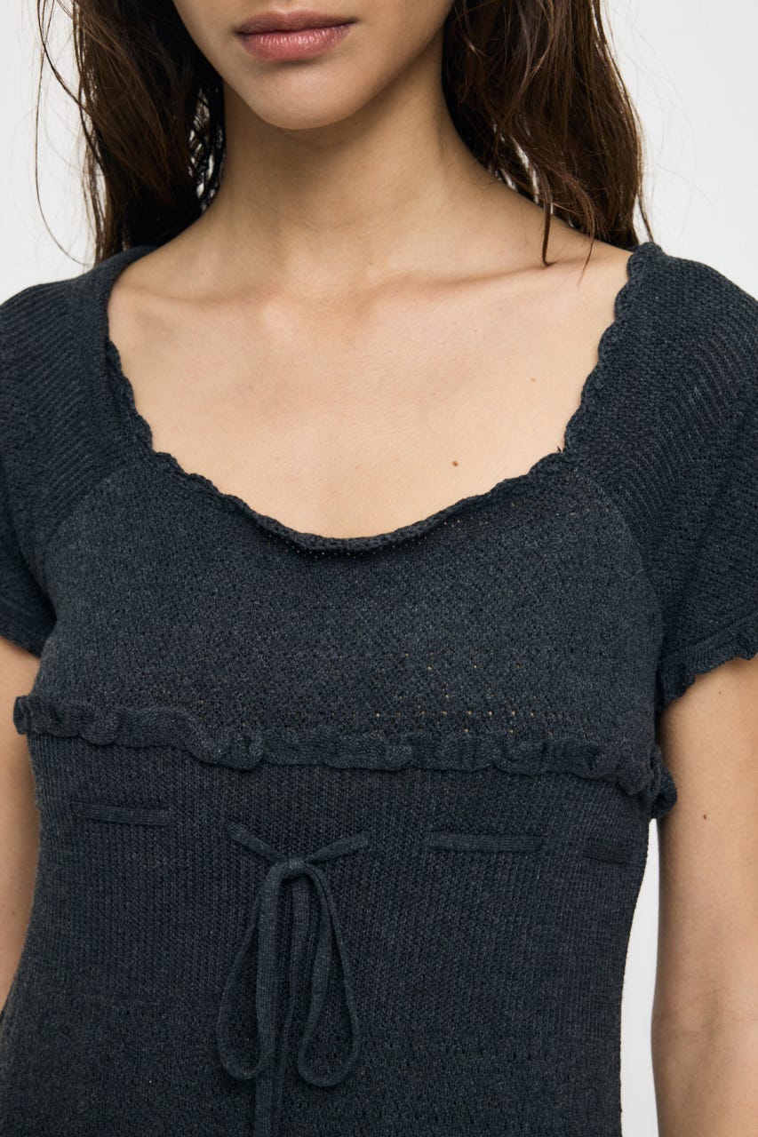 MELLOW STITCH LONG ドレス C.GRY 1