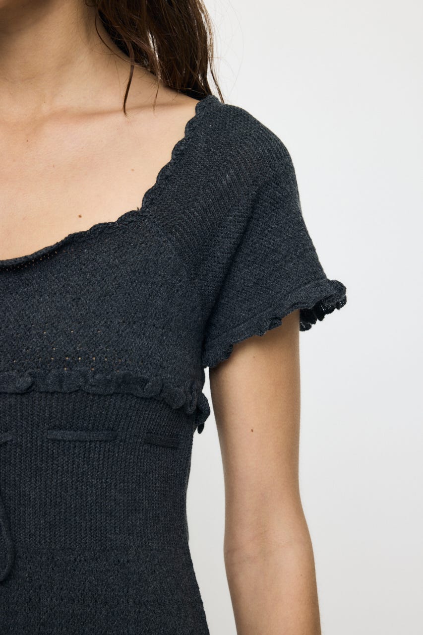 MELLOW STITCH LONG ドレス C.GRY 1