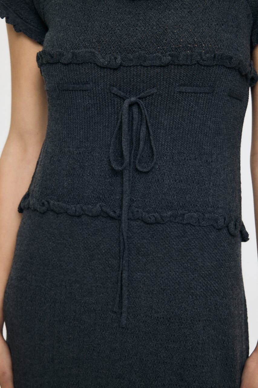 MELLOW STITCH LONG ドレス C.GRY 1