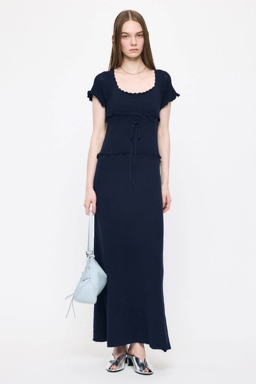 MELLOW STITCH LONG ドレス NVY 1