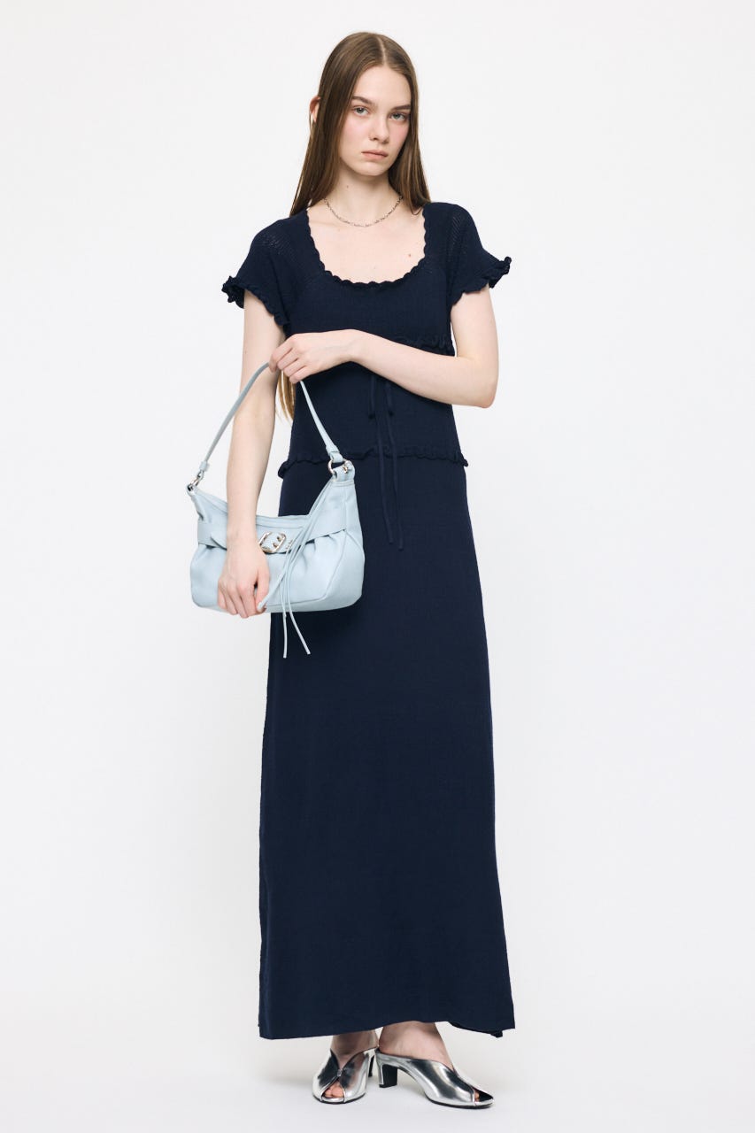 MELLOW STITCH LONG ドレス NVY 1