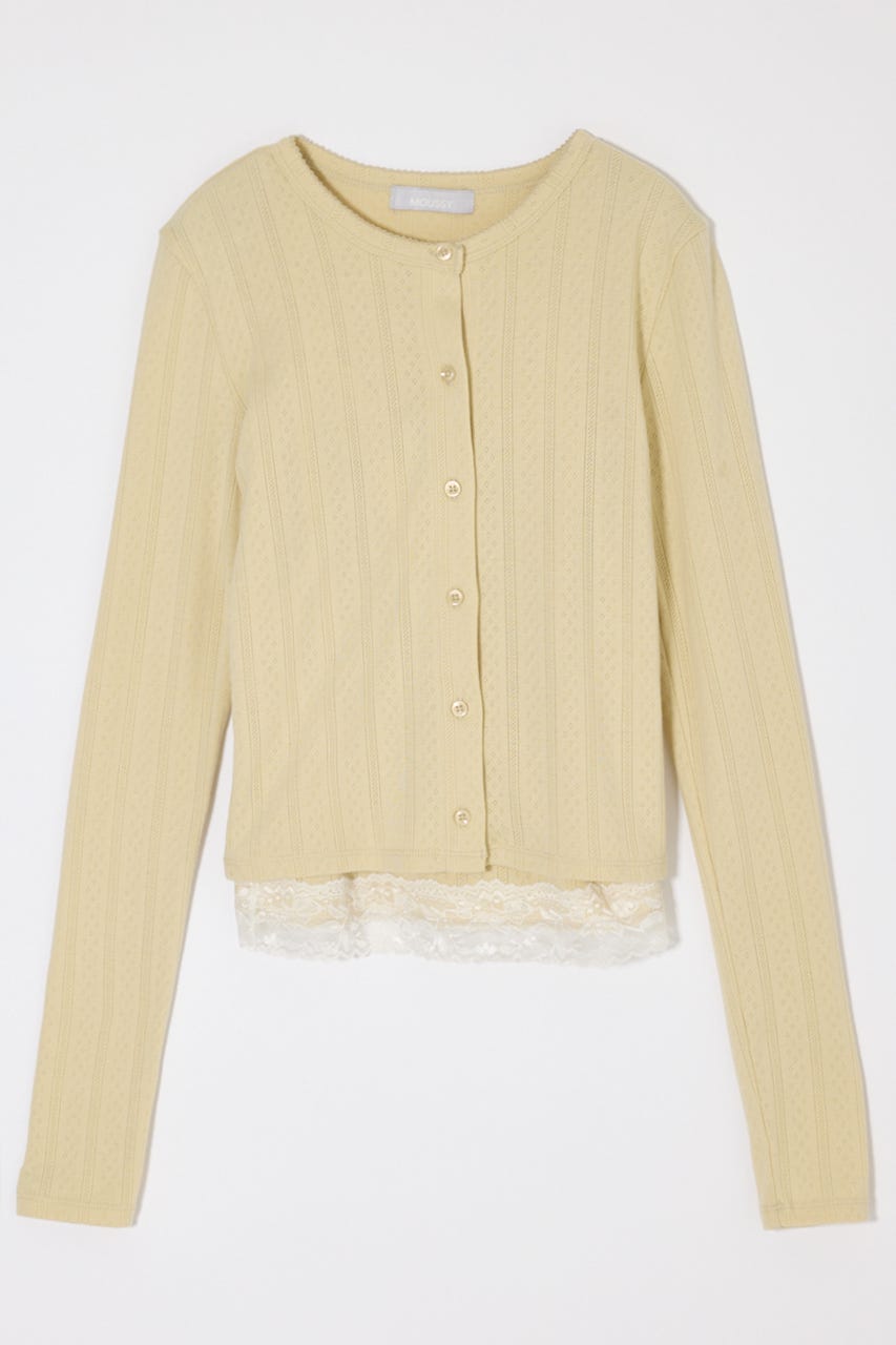 【SS先行アイテム】LACY CAMI AND カーディガン L/YEL FREE