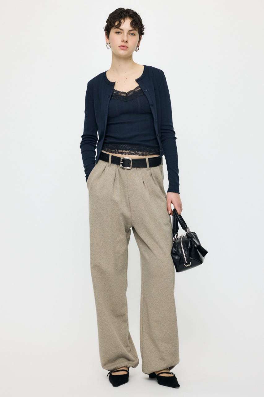 LACY CAMI AND カーディガン NVY FREE