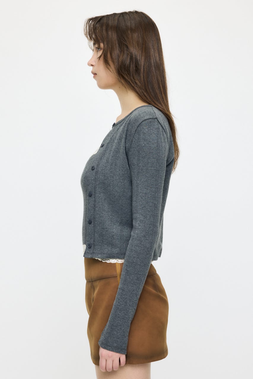 【SS先行アイテム】LACY CAMI AND カーディガン T.GRY FREE