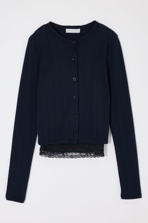 【SS先行アイテム】LACY CAMI AND カーディガン