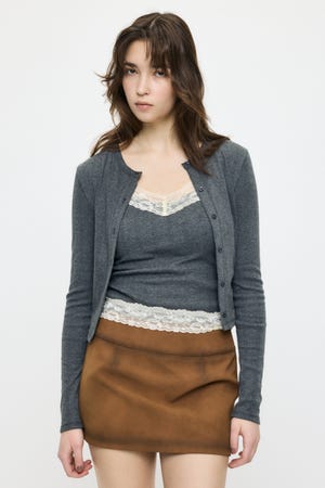 【SS先行アイテム】LACY CAMI AND カーディガン