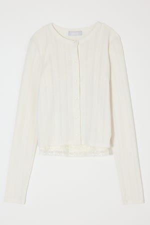 【SS先行アイテム】LACY CAMI AND カーディガン