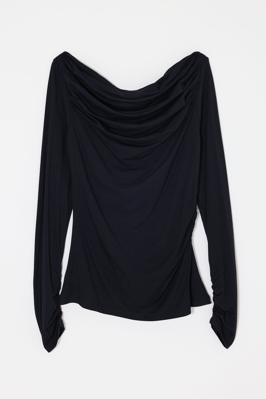 GATHER 3WAY トップス BLK FREE