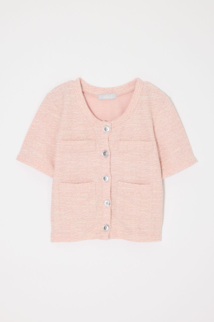 TWEED CRUSH トップス PNK FREE