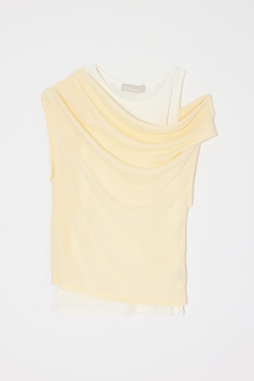 LAYERED OFF SHOULDER トップス IVOY FREE