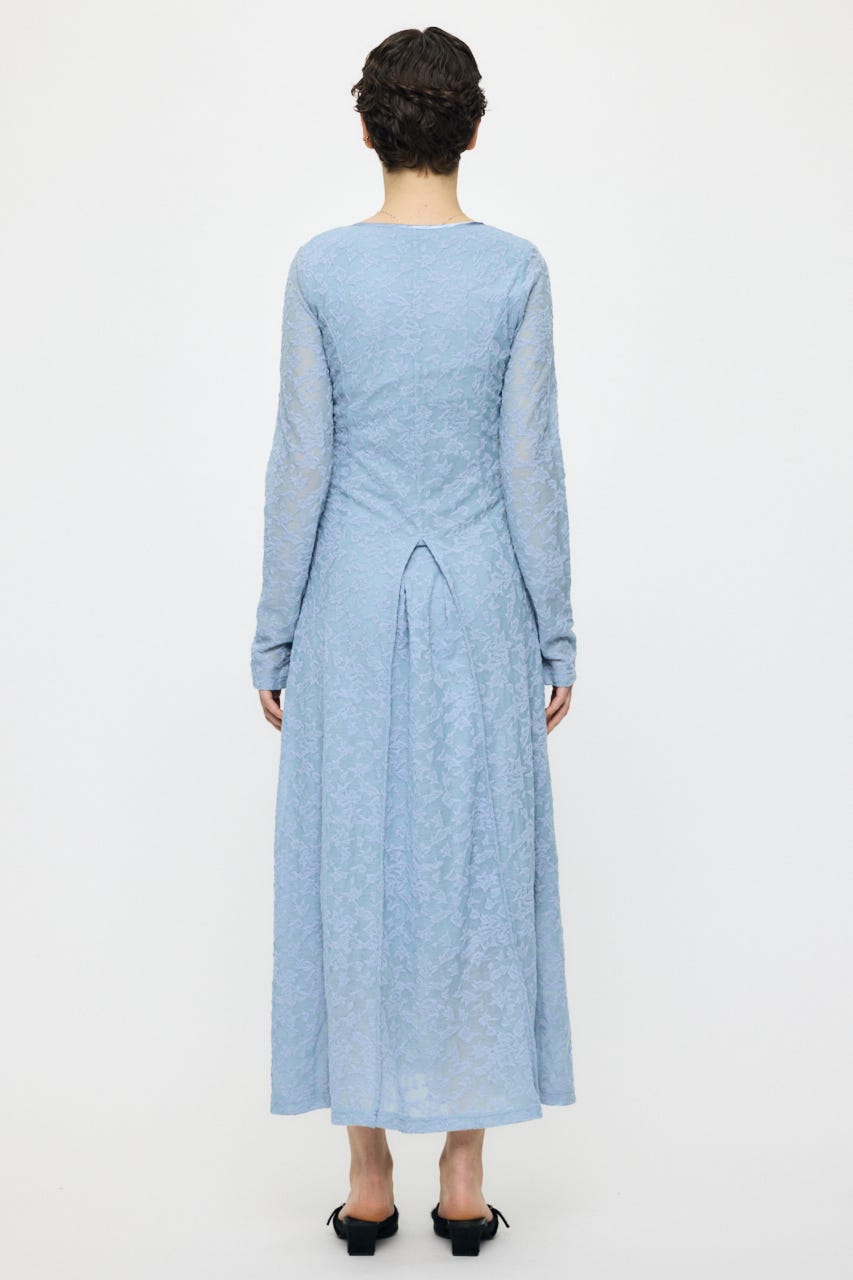 SCOOP NECK MAXI ドレス BLU 2